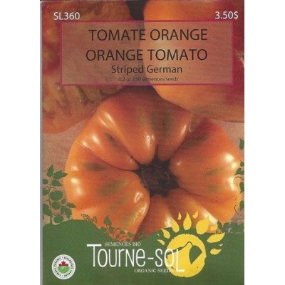 Tomate orange Striped German