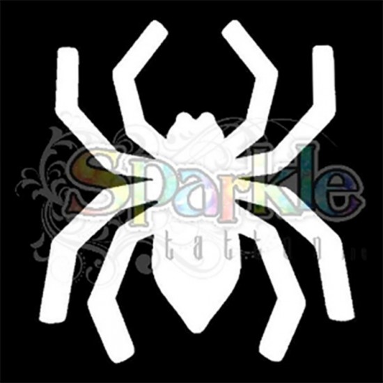 Sparkle Tattoo - Spider - Glitter Stencil - (5pc pack)