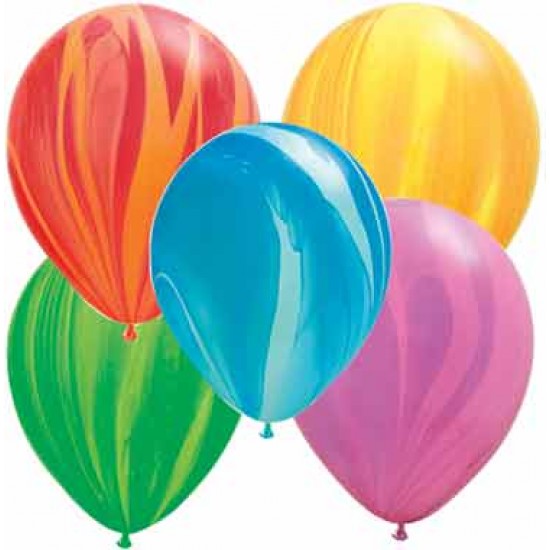 Ballon 11" Ass. Arc en Ciel (100)