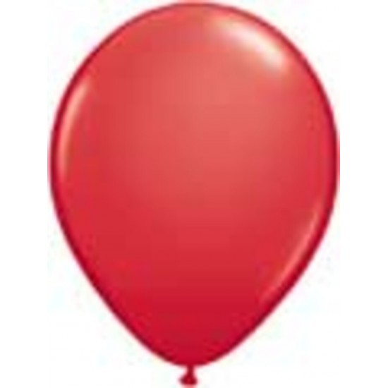 Ballon Rouge 5 '' Mode Rond (50pcs)