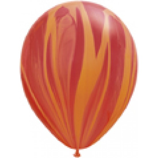 Ballon 11"  Rouge Orange (25)