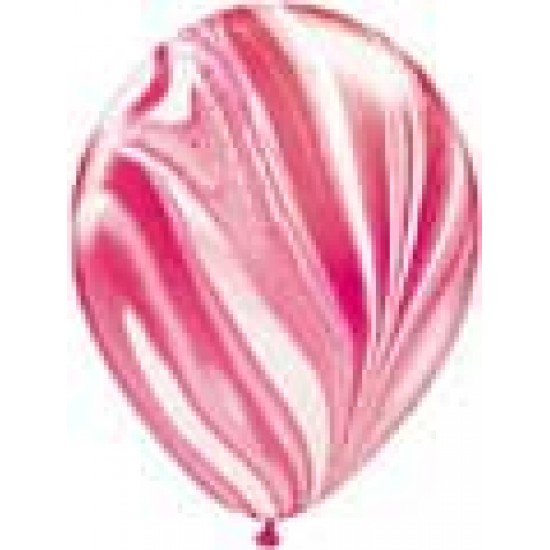 Ballon 11"  Rouge & Blanc (25)