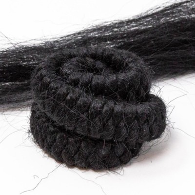 Crêpe de cheveux -Noir