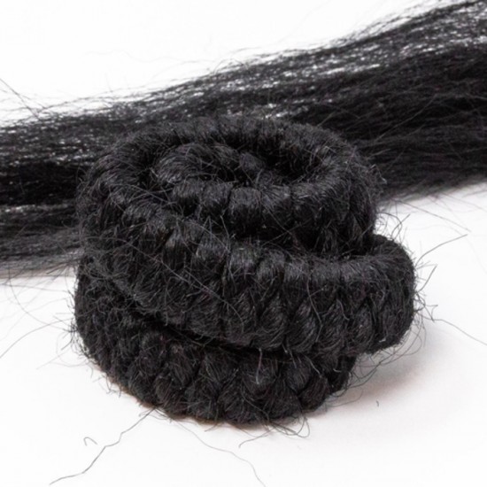 Crêpe de cheveux -Noir