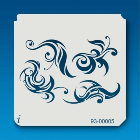 Stencil 5 X 5 - Geometric Patterns - Design Brush