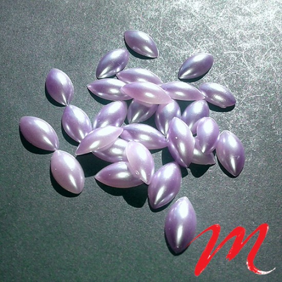 Perles - Yeux Lilas  7 mm