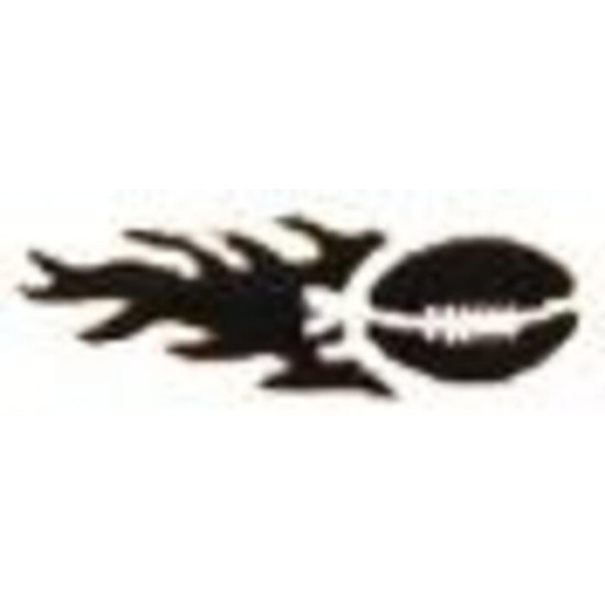 Stencil - Football Flame