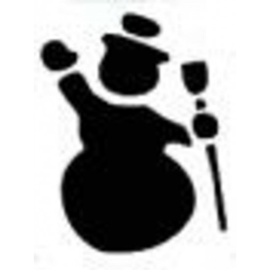 Stencil - Bonhomme de Neige