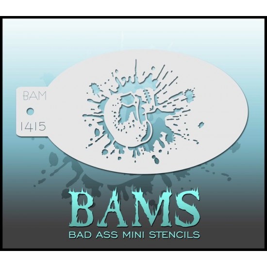 BAM1415 Bad Ass Stencil 