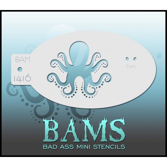 BAM1416 Bad Ass Stencil 