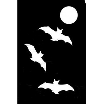 Tattoo Brillant Stencil - Nuit de Chauve Souris