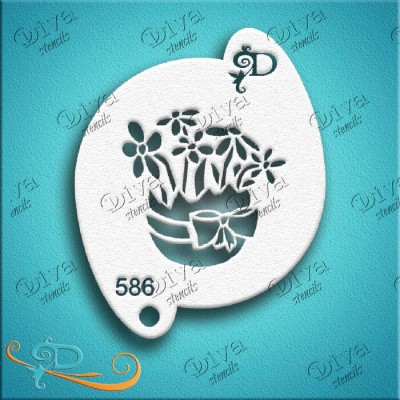 Diva Stencils Cracked egg