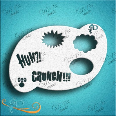 Diva Stencils Graffiti Comic