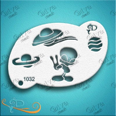 Diva Stencils Tamina Alien
