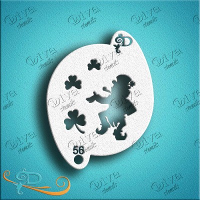 Diva Stencils Leprechaun