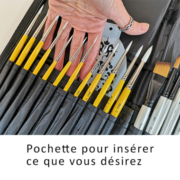 Étui et porte-pinceaux – Z-Double Étui et porte-pinceaux – Z-Double