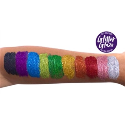Glitter Glaze Art Factory - Paillette - Rouge