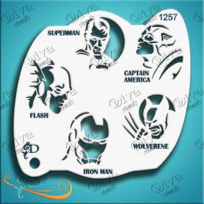 Diva Stencils DC Superheros