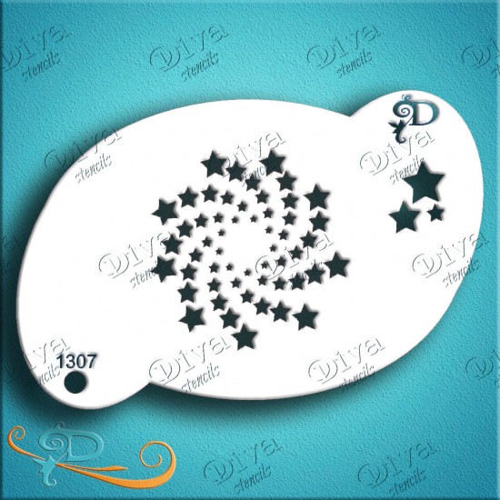 Diva Stencils Star Spin