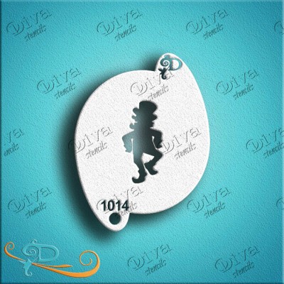 Diva Stencils Leprechaun Dancing