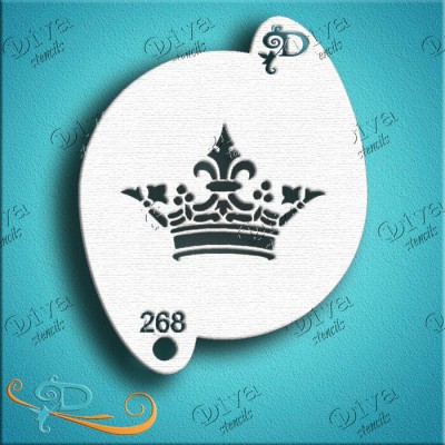 Diva Stencils Crown Queen #2