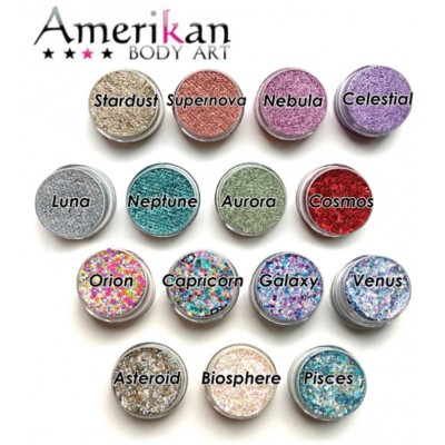 Amerikan Body Art Glitter Creme - Aurora - 30 gr
