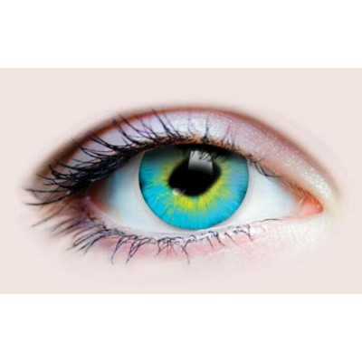 Lentilles de verre de contact - 953 - Green and...