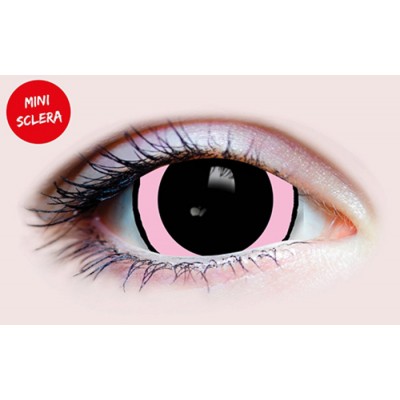 Lentilles de verre de contact - 963 - Rose & Noir...
