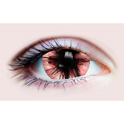 Lentilles de verre de contact - 955 - Rouge, Noir,...