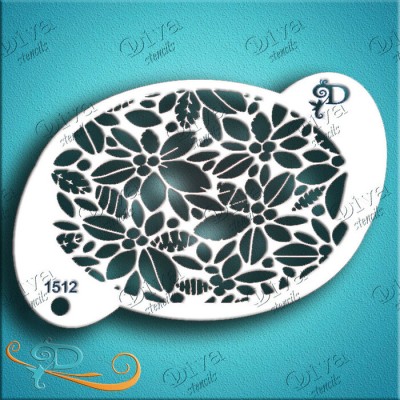 Diva Stencils Tropical Christmas Texture