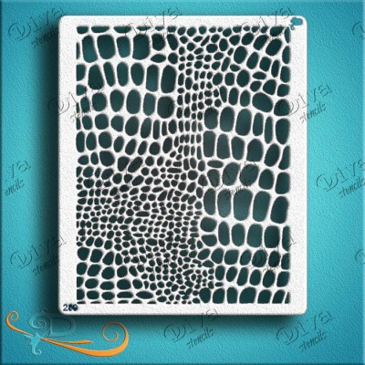 Diva Stencils Texture Gator