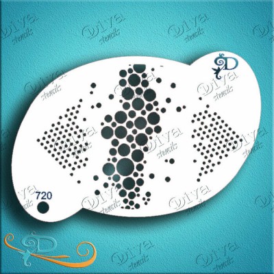 Diva Stencils Texture Dots Big and Small