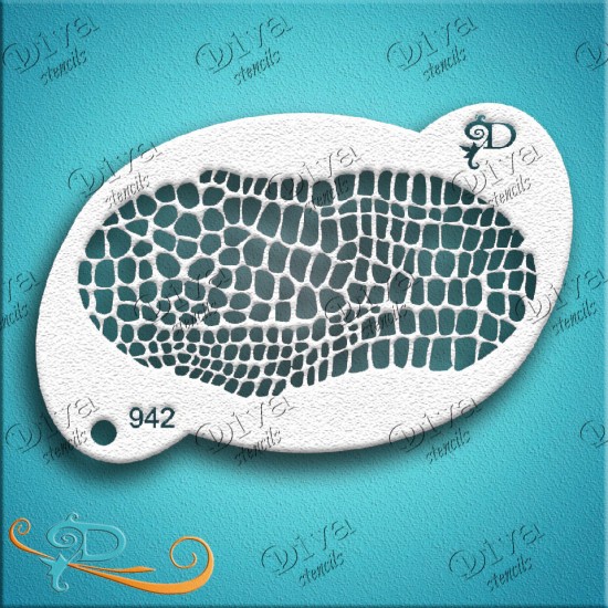 Diva Stencils Texture Scales 1