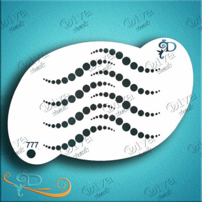 Diva Stencils Texture Bubbles on the Curve