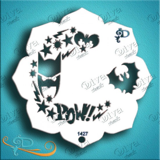 Diva Stencils Eye Candy Batman
