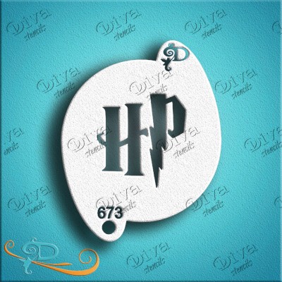 Diva Stencils Hog Warts HP Logo
