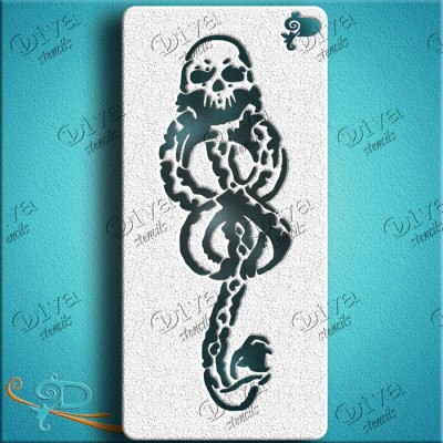 Diva Stencils Hog Warts Death Eater