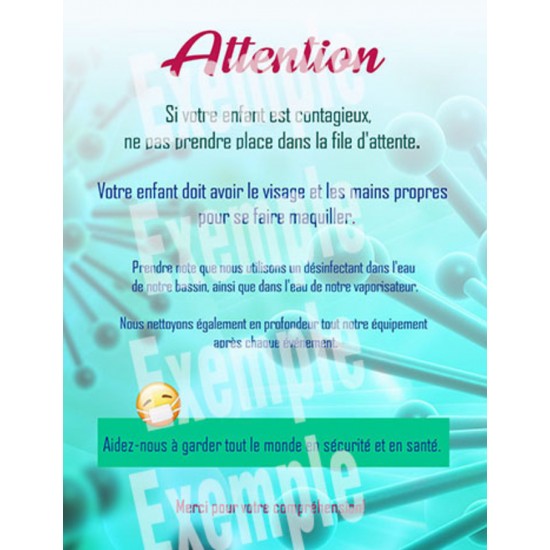 Affiche sur l’hygiène