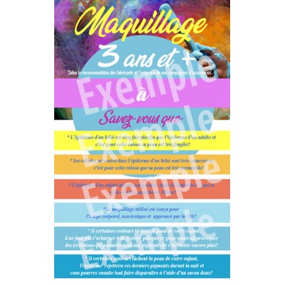 Affiche trois ans et plus