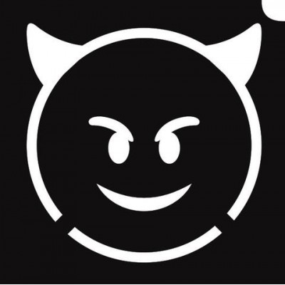 Stencil - Emoji Diable