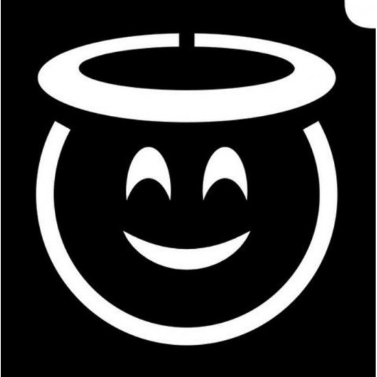 Stencil - Emoji Ange