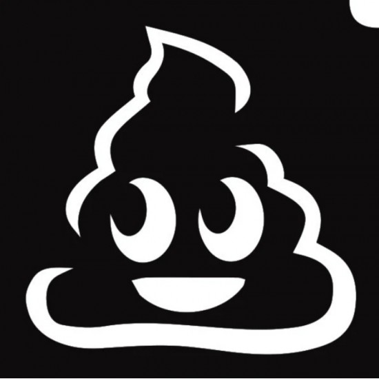 Stencil - Emoji Caca