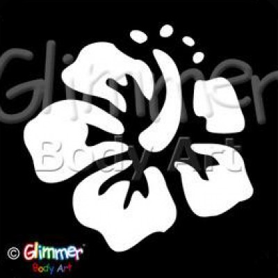 Stencil - Fleur Hibiscus Glimmer