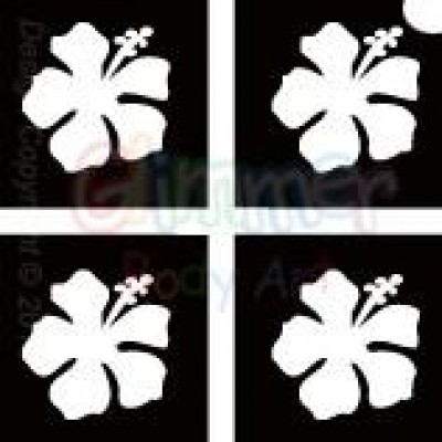 Stencil - Fleur Hibiscus Petit