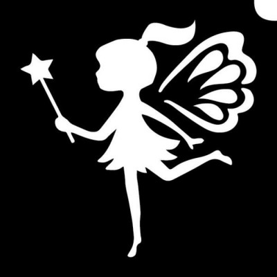 Stencil - Fée Butterfly
