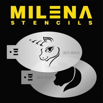 Milena Stencils - Cute Unicorn 
