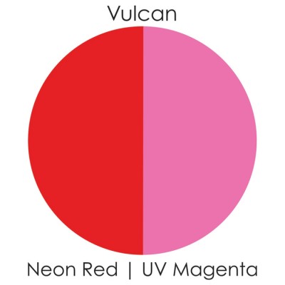 Mehron Paradise Neon UV Red Face Paint - Vulcan (40g)