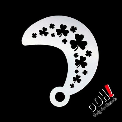 Ooh! Stencils W10 - Pochoir Shamrock Wrap -...