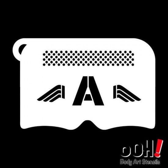 Ooh Stencils K04 - Pochoir Captain Awesome Mask