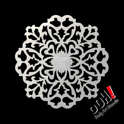 Ooh Stencils S12 - Pochoir Filigree Sphere